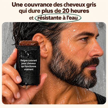 Stick couvrant cheveux gris homme
