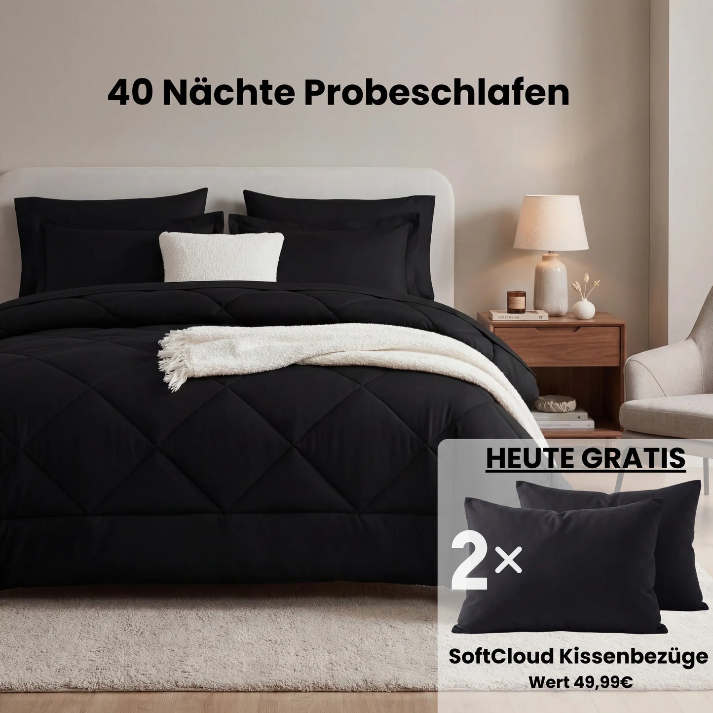 Couverture 2 en 1 – Confort hygiénique pour un sommeil réparateur