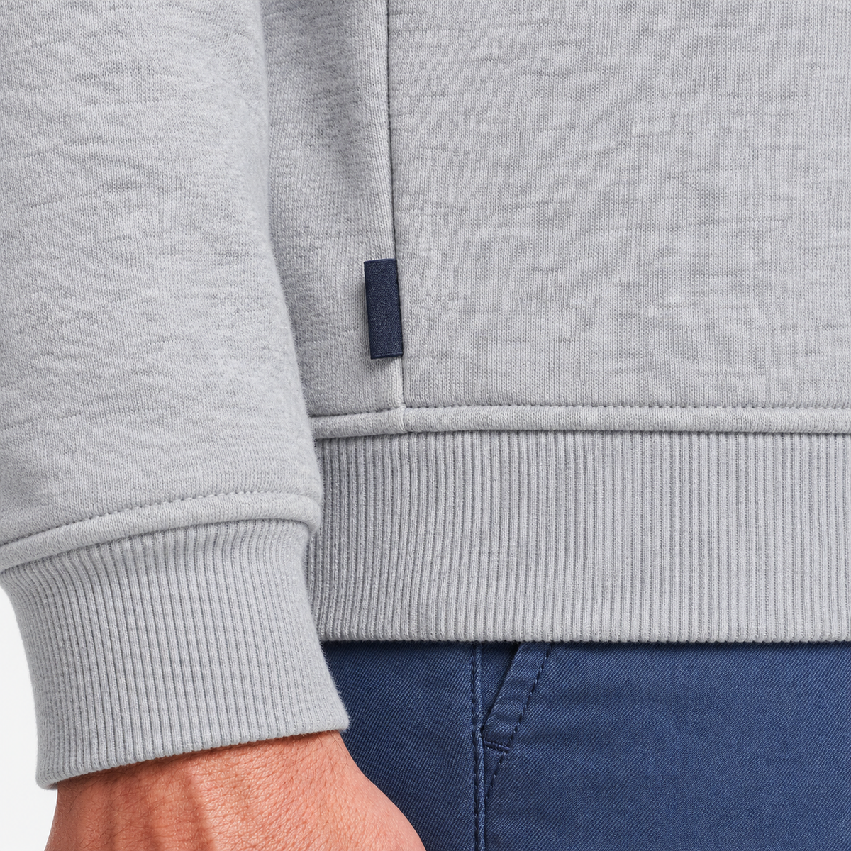 Pull Homme à Col Zippé