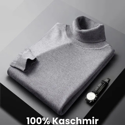 LINDERHOFF | Rollkragenpullover aus Kaschmir