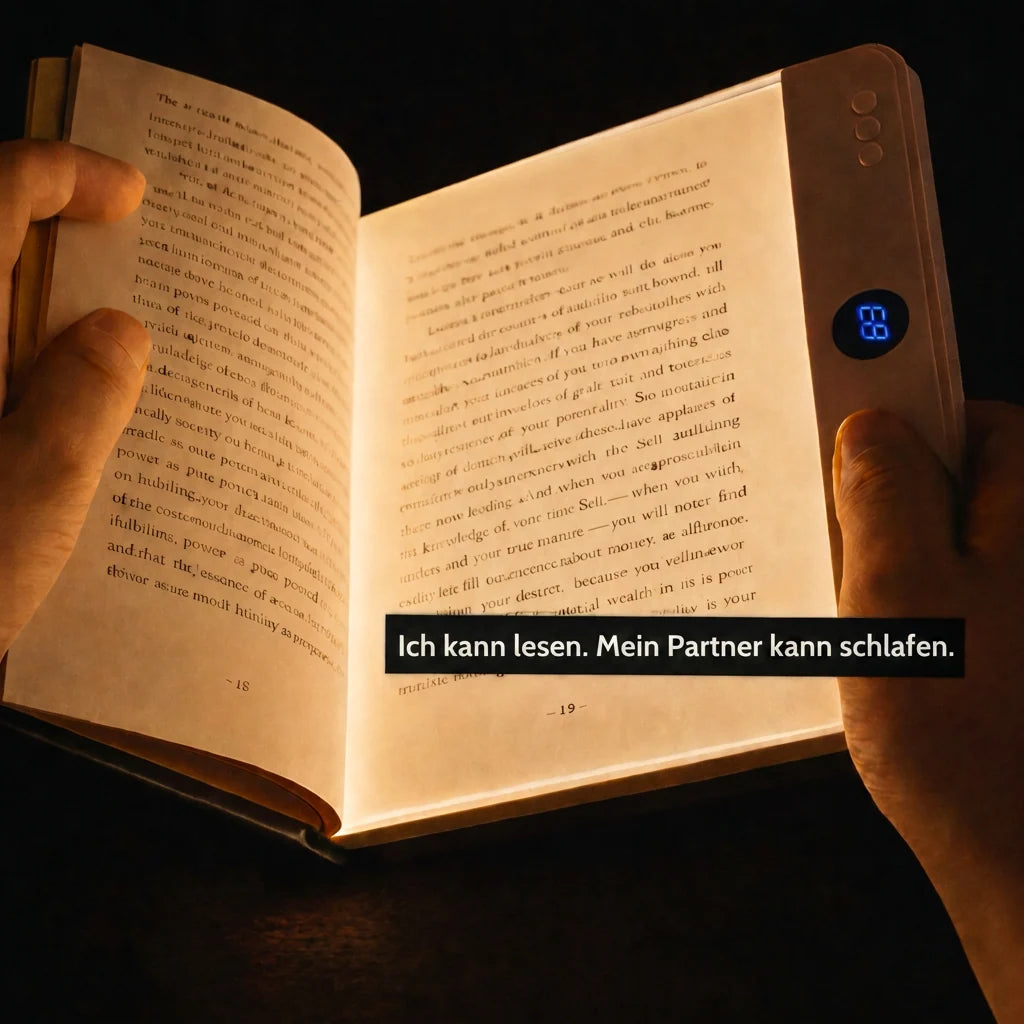 Leselampe mit sanftem Licht