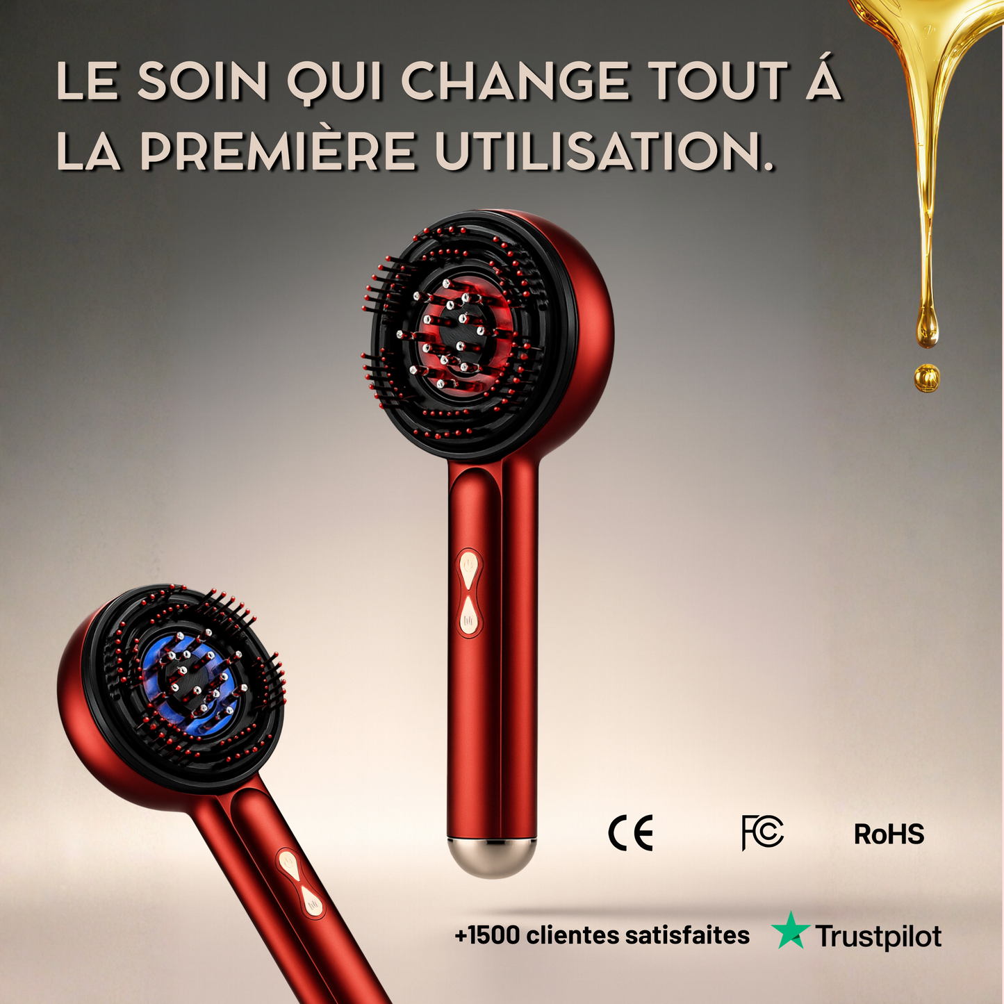 Stimulierende Haarbürste