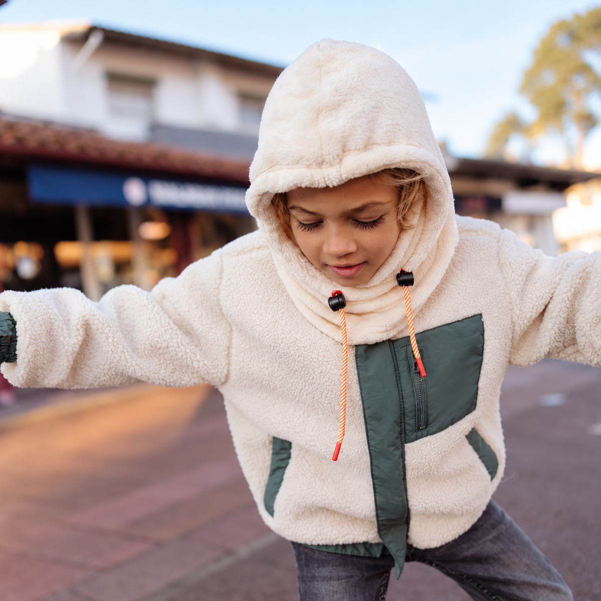 Cagoule Polaire Enfant Chaude et Douce