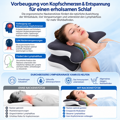 Ergonomisches Kissen mit Formgedächtnis und Kühlfunktion