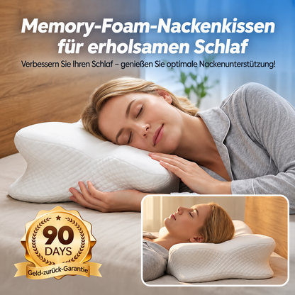 Ergonomisches Nackenkissen mit Formgedächtnis