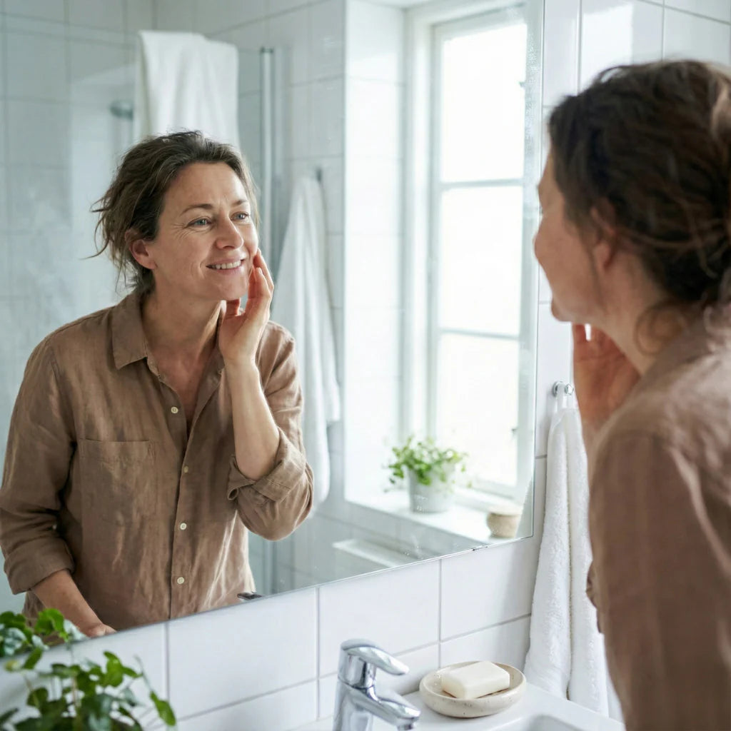 Exfoliant pour le visage au riz noir