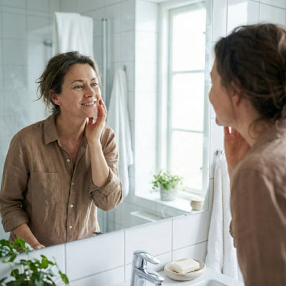 Exfoliant pour le visage au riz noir