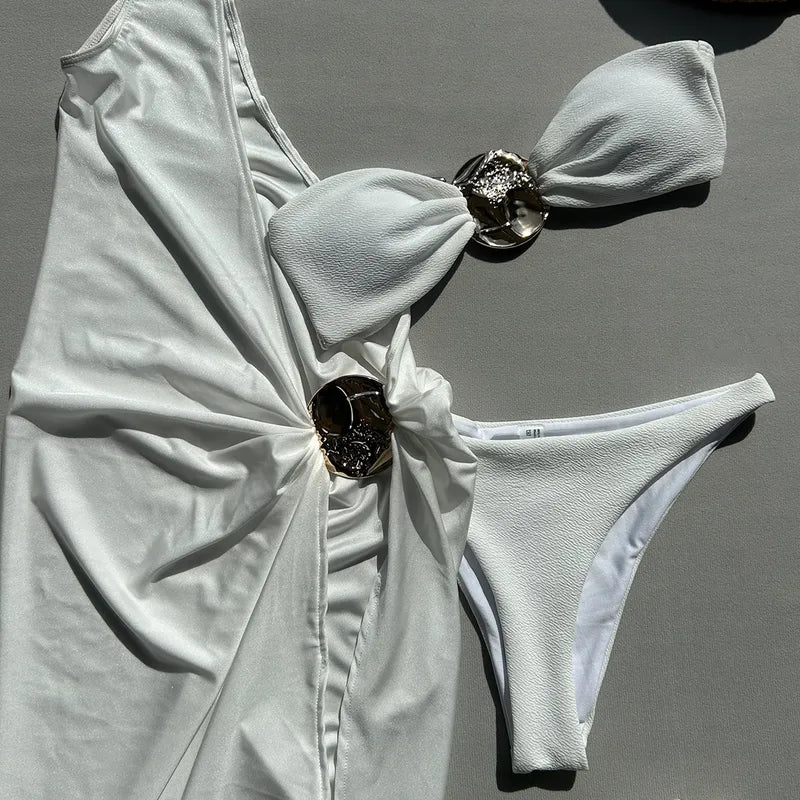 3-teiliges Badeanzug-Set für Damen