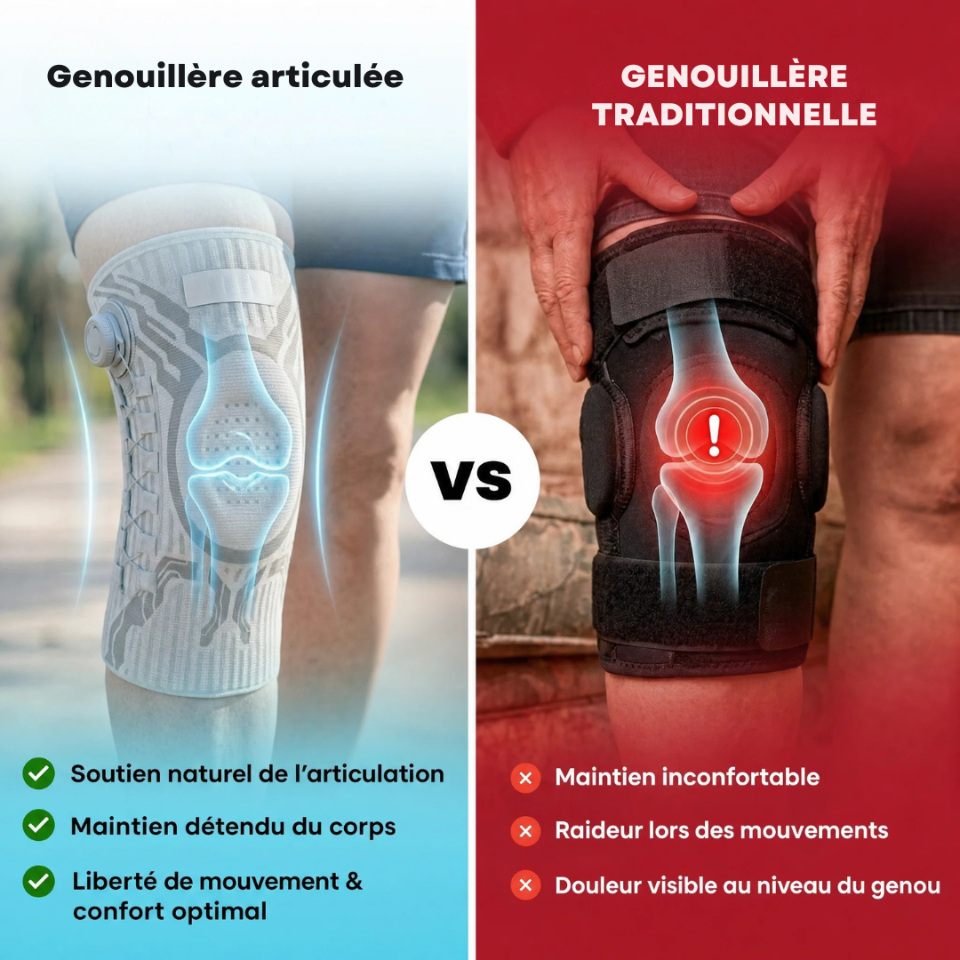 Genouillère articulée de maintien