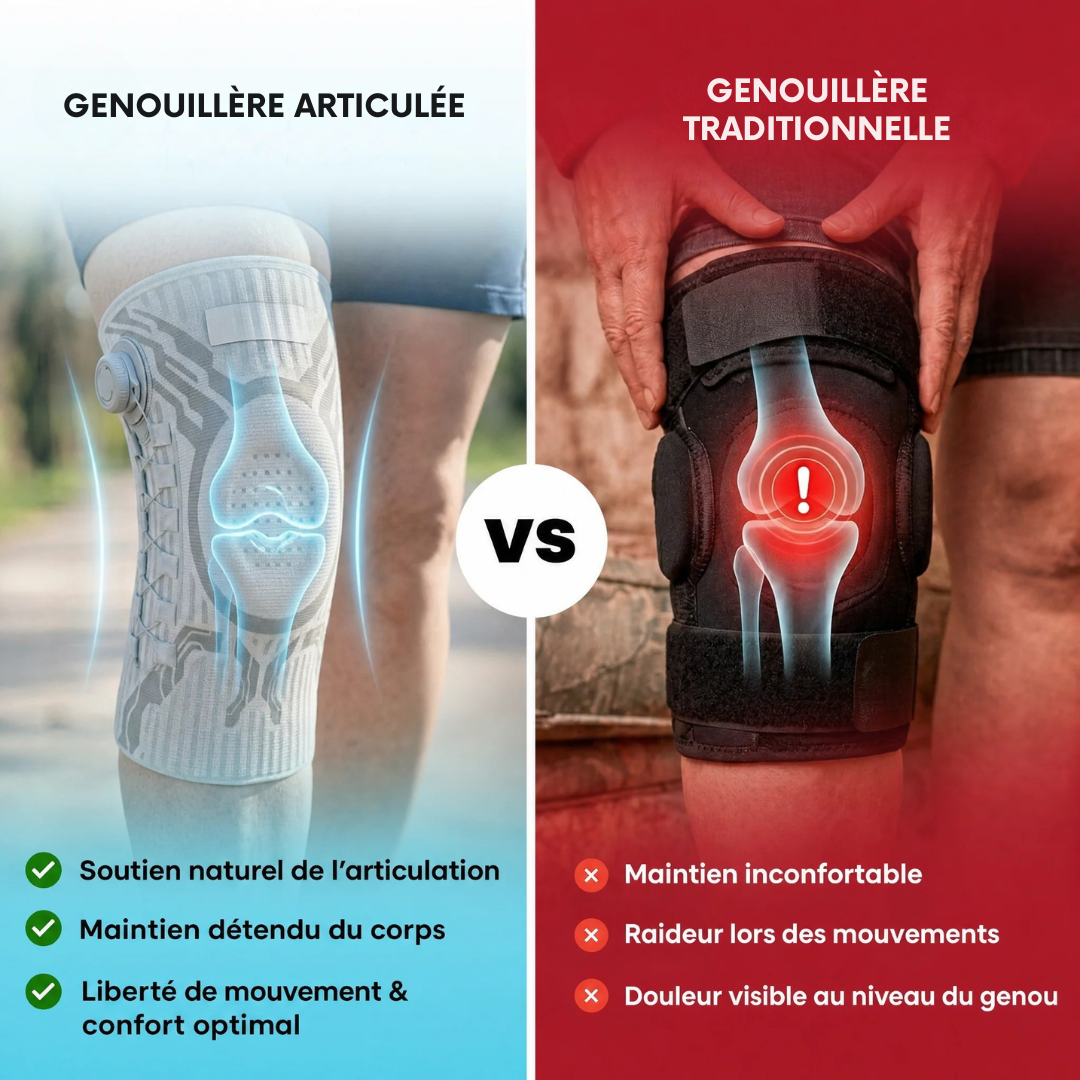 Genouillère articulée de maintien