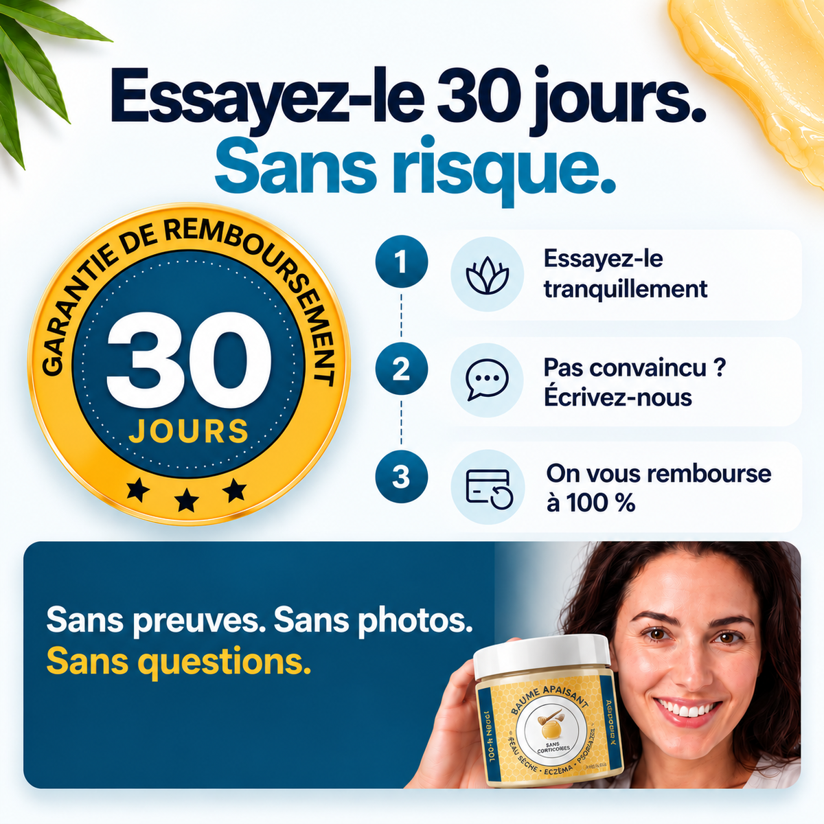 Baume Naturel Apaisant Psoriasis au Propolis