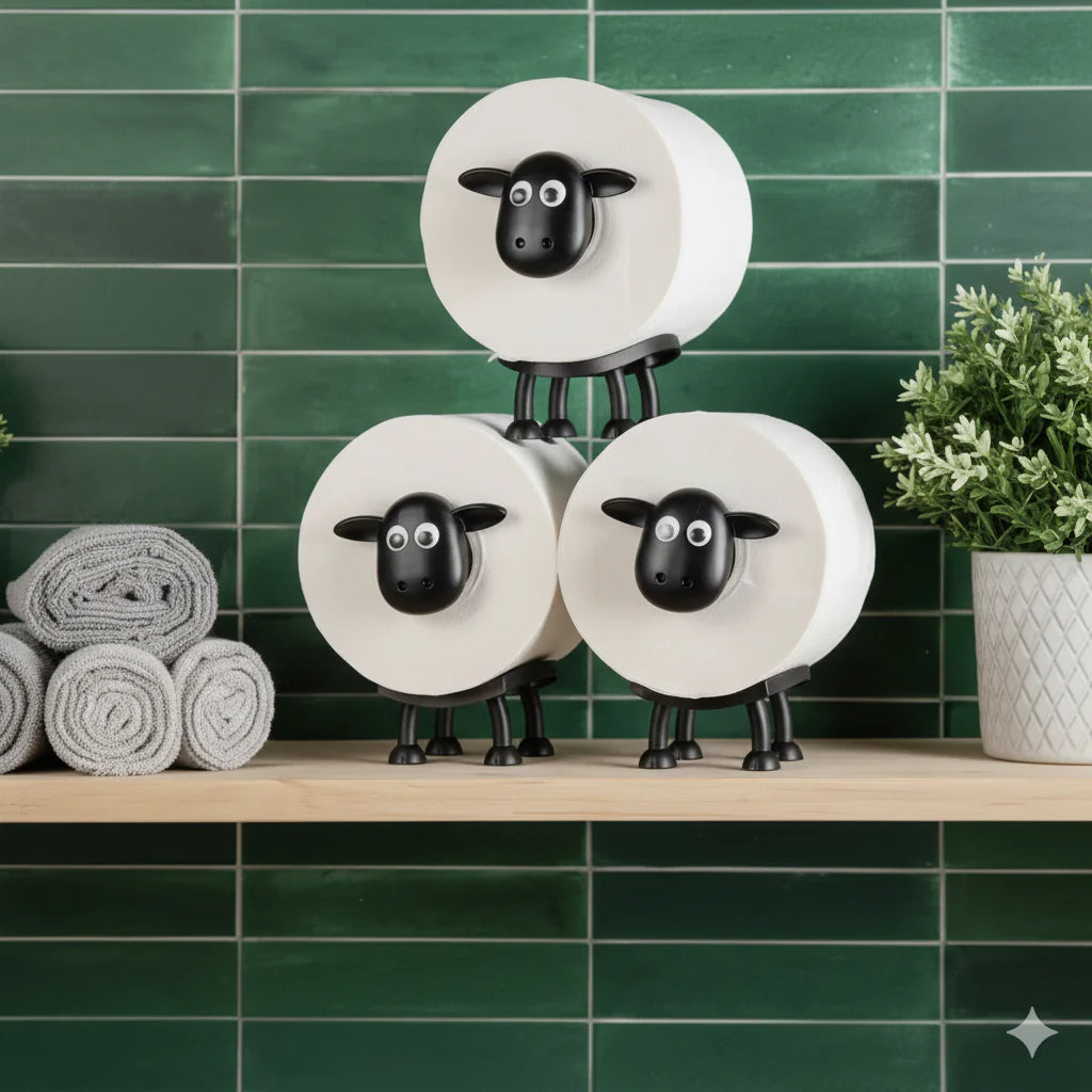 Distributeur papier toilette mouton