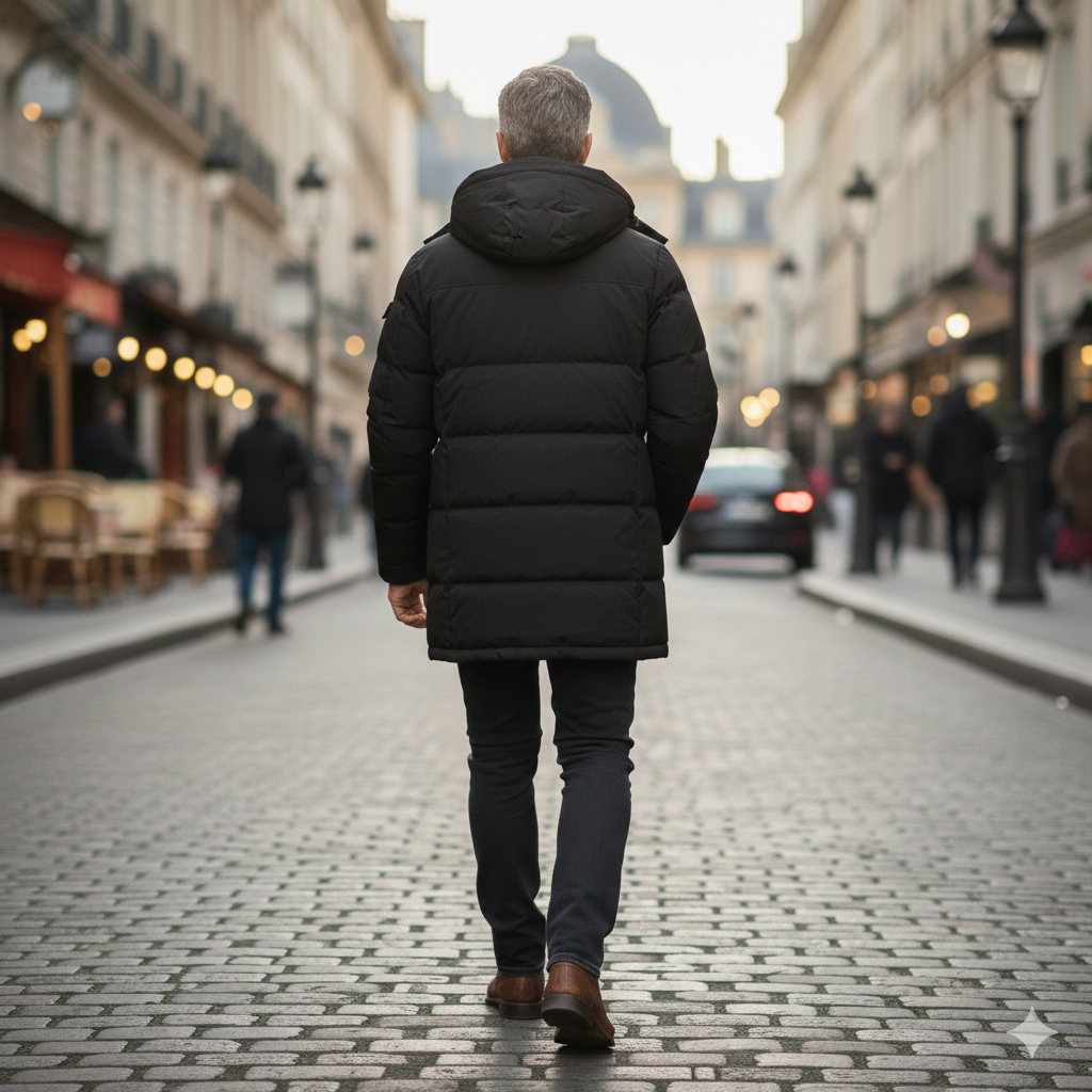 Äußerst bequemer Winterparka für Herren