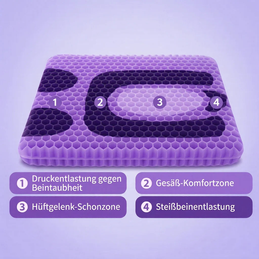 Ergonomisches Gelkissen
