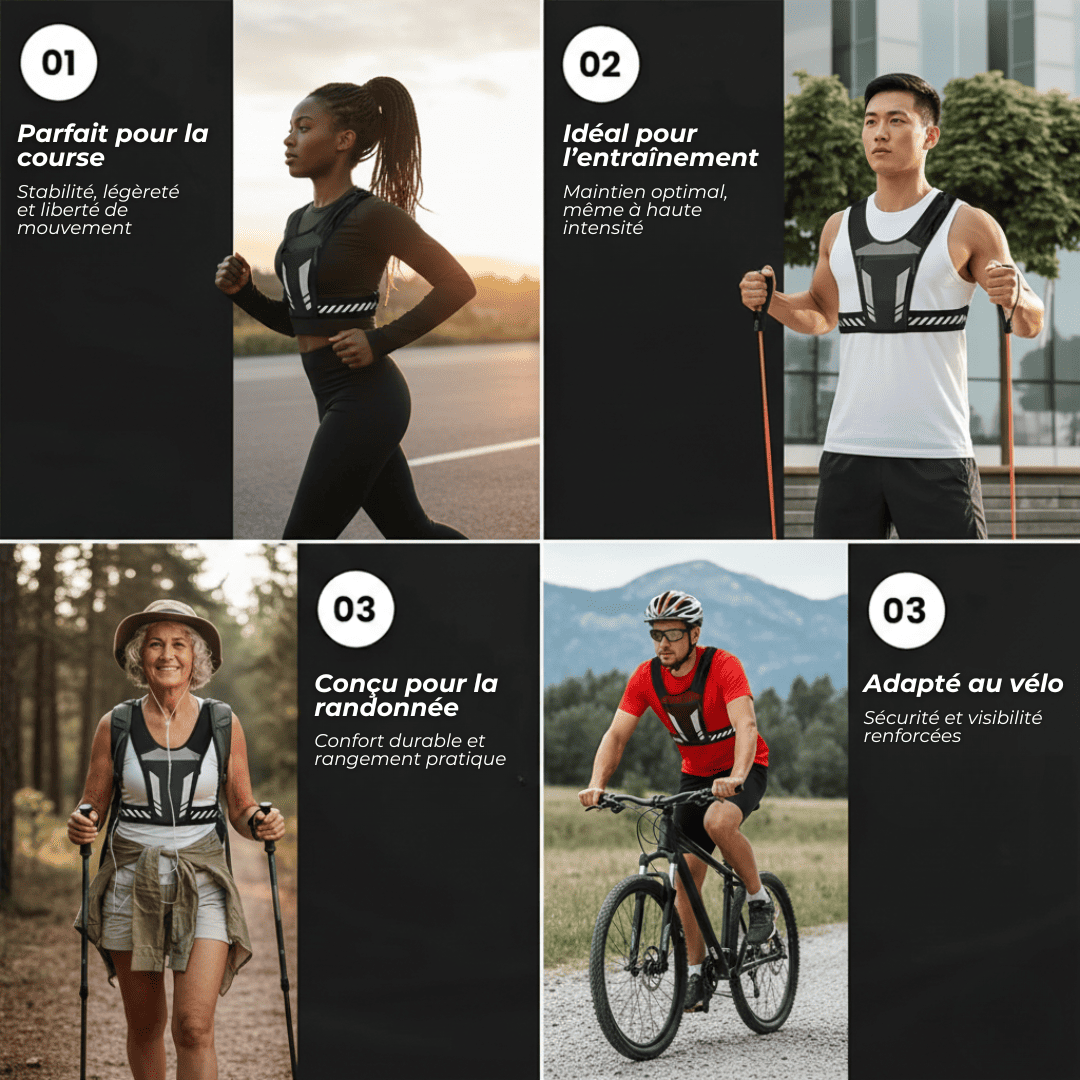 Ultraleichte Laufweste für maximale Leistung