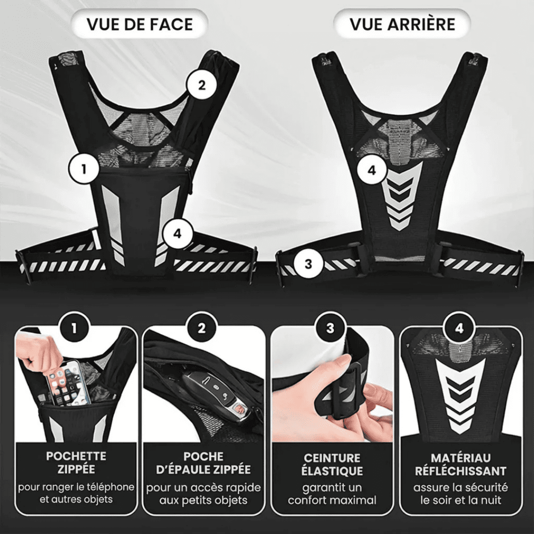 Ultraleichte Laufweste für maximale Leistung