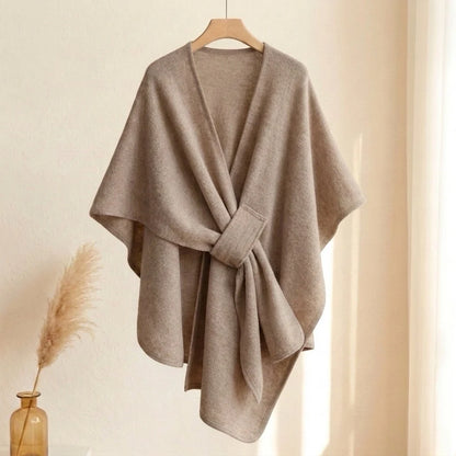 Langer Poncho-Schal für Damen