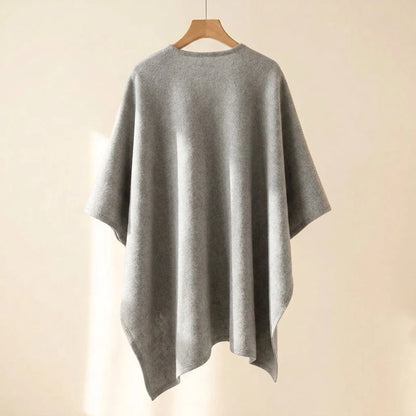 Langer Poncho-Schal für Damen