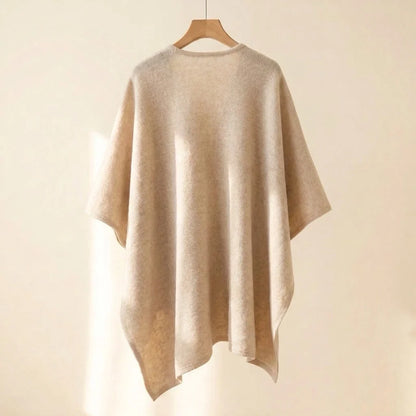 Langer Poncho-Schal für Damen