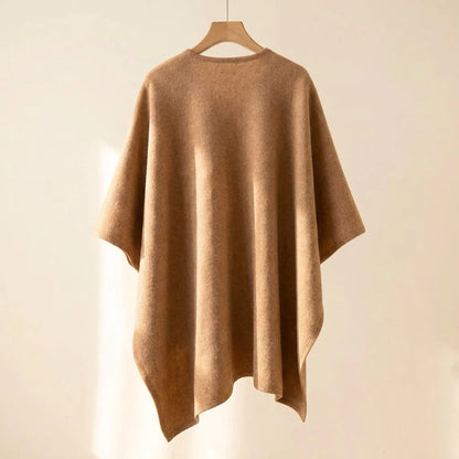 Langer Poncho-Schal für Damen