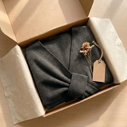 Langer Poncho-Schal für Damen