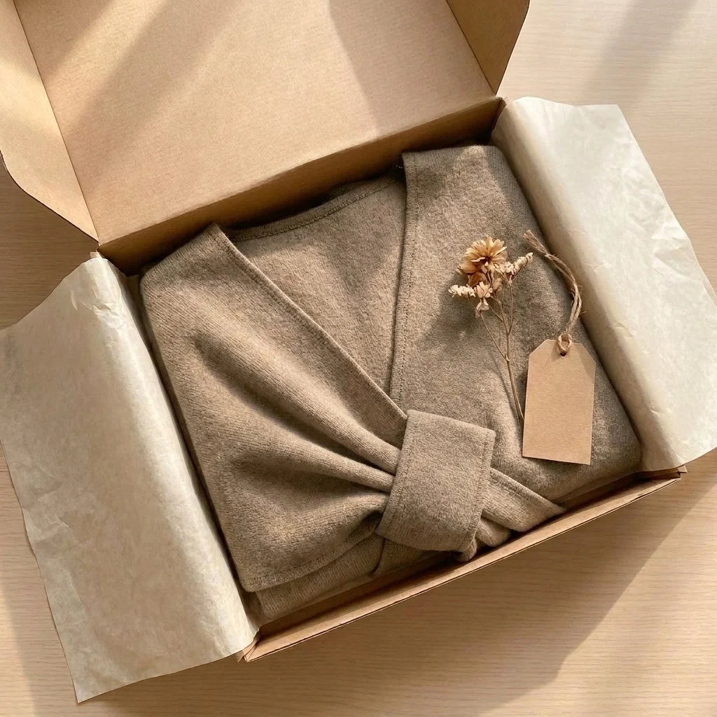 Langer Poncho-Schal für Damen