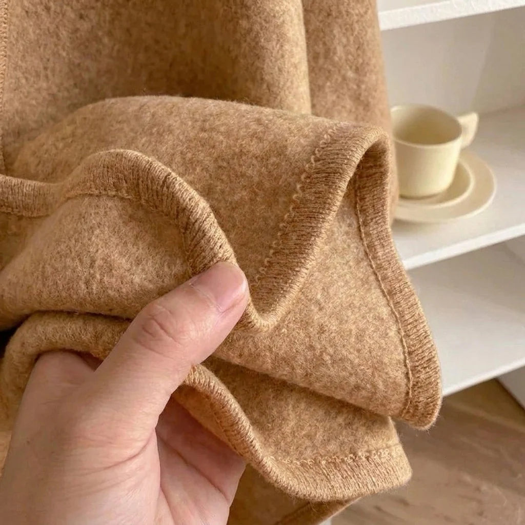 Langer Poncho-Schal für Damen