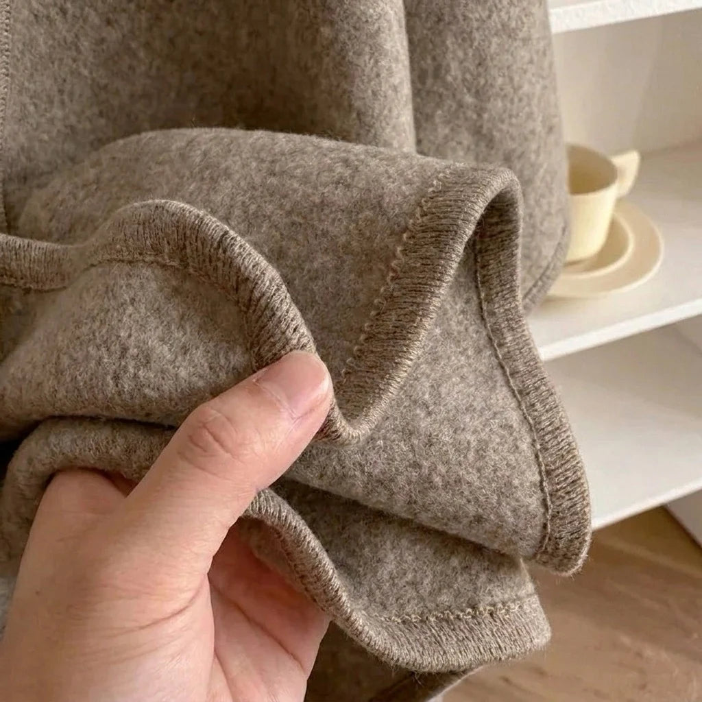 Langer Poncho-Schal für Damen