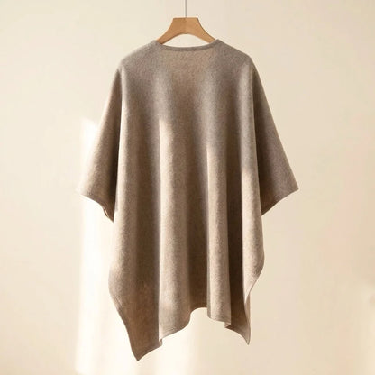 Langer Poncho-Schal für Damen