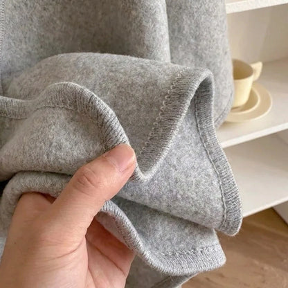 Langer Poncho-Schal für Damen