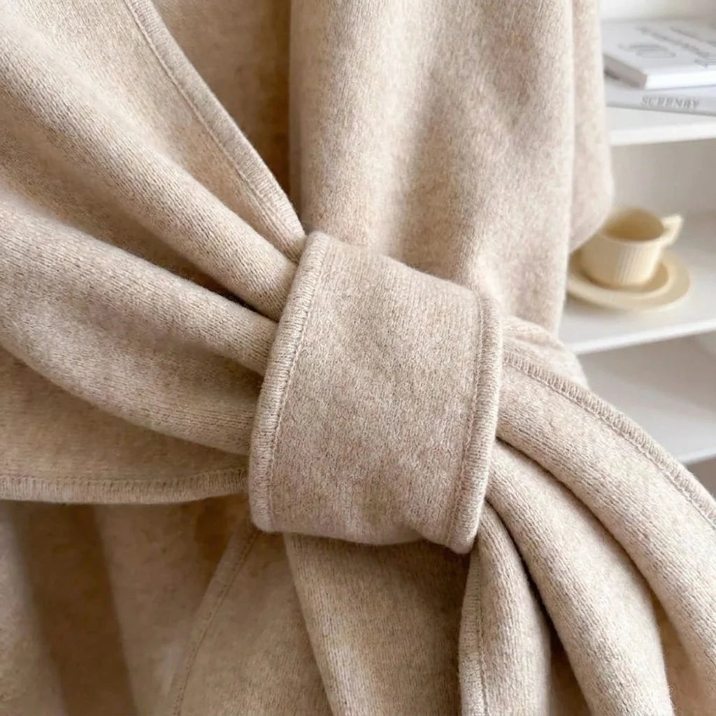 Langer Poncho-Schal für Damen