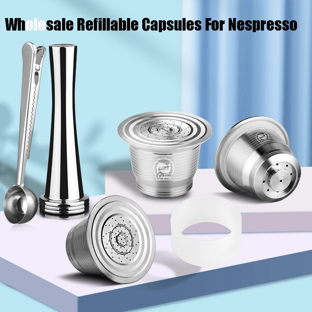 Capsules rechargeables pour café crème (compatibles Nespresso)