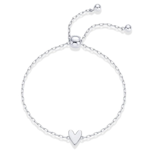 Elegantes, schmales Herzarmband