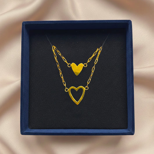 Elegantes, schmales Herzarmband