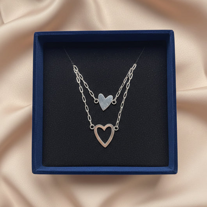 Elegantes, schmales Herzarmband