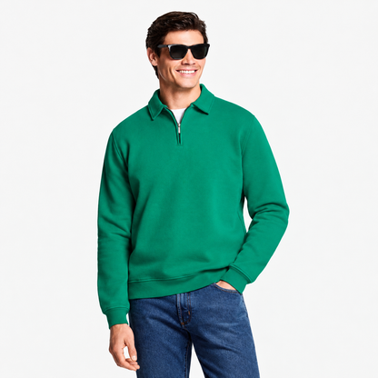 Pull Homme à Col Zippé