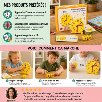 Montessori-Uhr für Kinder
