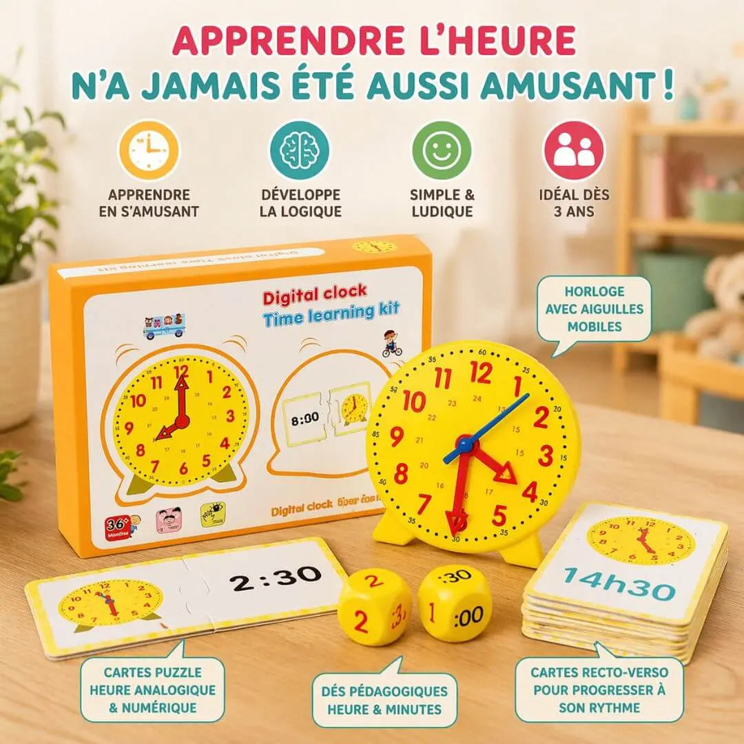 Montessori-Uhr für Kinder