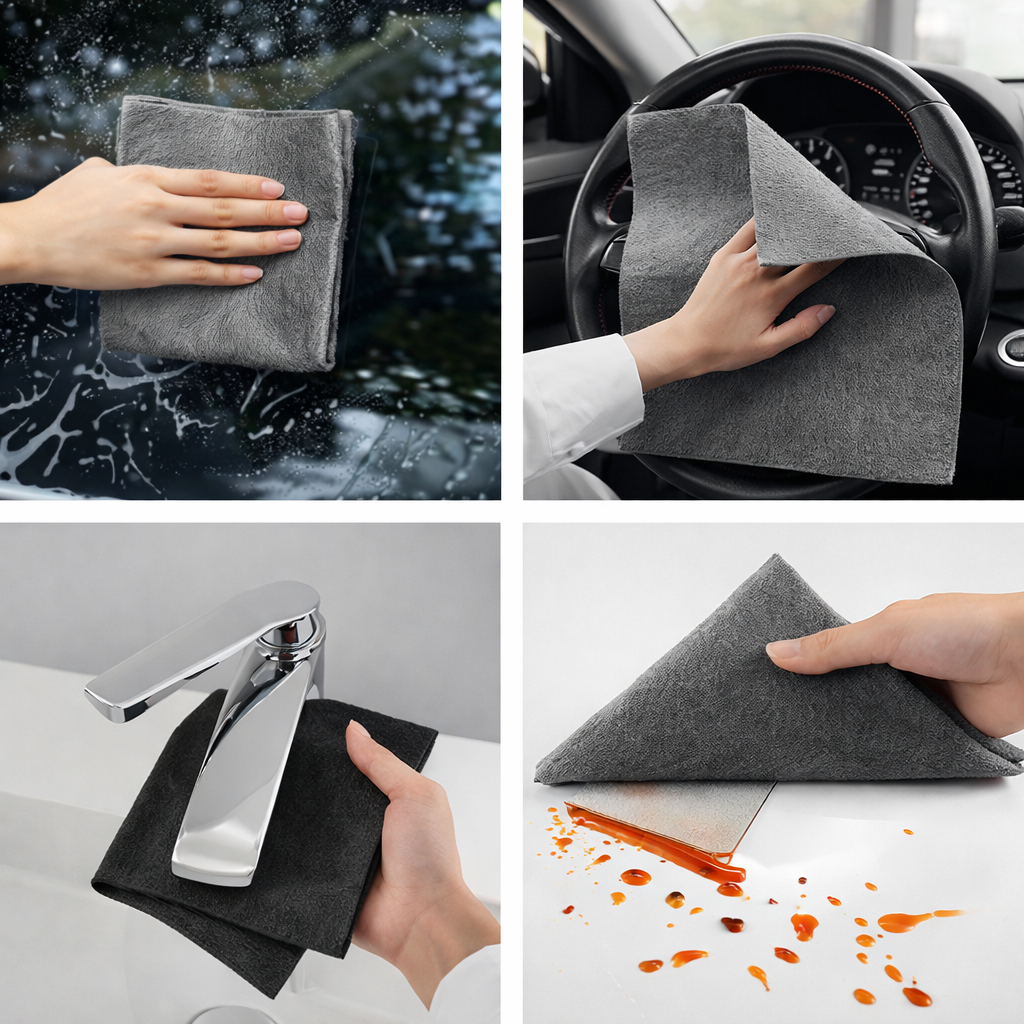 Mikrofasertuch für verschiedene Oberflächen