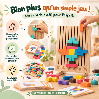 Puzzle Éducatif en Bois
