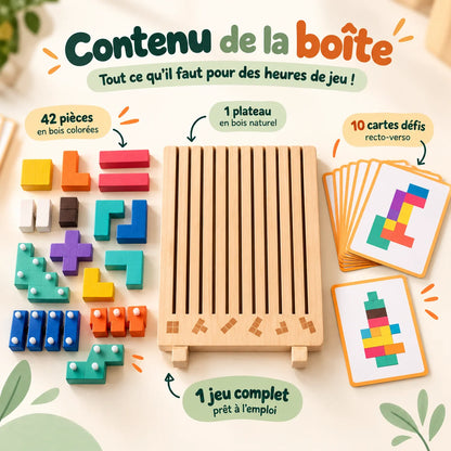 Puzzle Éducatif en Bois