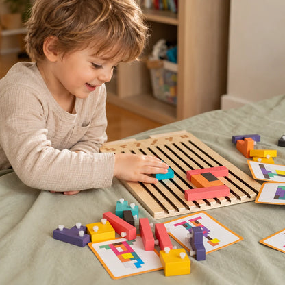 Puzzle Éducatif en Bois