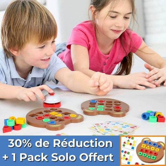 Jeu d'Association Formes et Couleurs | PUZZPLAY™ (Pack Duo)