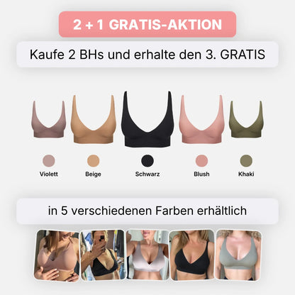 Nahtloser BH mit natürlichem Halt