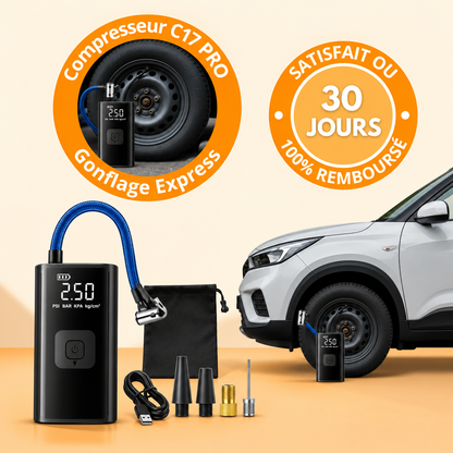 Compresseur d'Air Portable Rechargeable