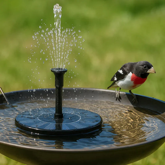 Fontaine solaire pour balcon, jardin & terrasse