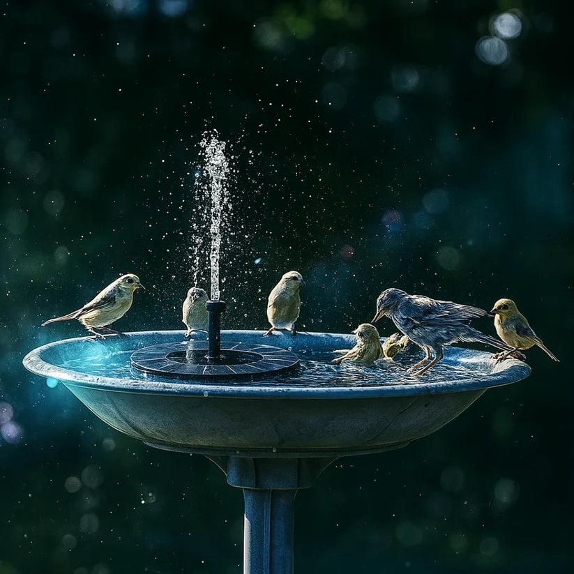 Solarbrunnen für Balkon, Garten & Terrasse