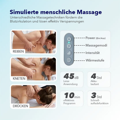 KörperHilfe® Shiatsu MassagePro - Intelligentes Thermo-Massagegerät