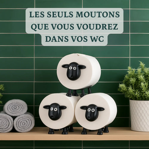 Distributeur papier toilette mouton