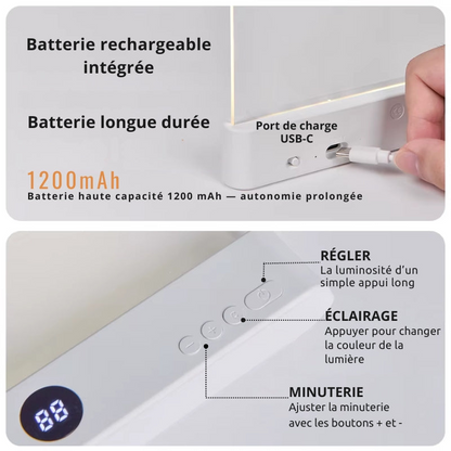 Leselampe mit sanftem Licht